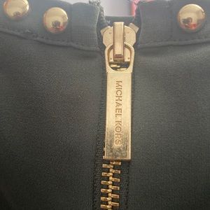 Dark green olive color MK dress, silky like material